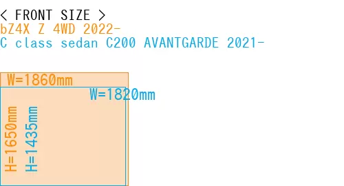 #bZ4X Z 4WD 2022- + C class sedan C200 AVANTGARDE 2021-